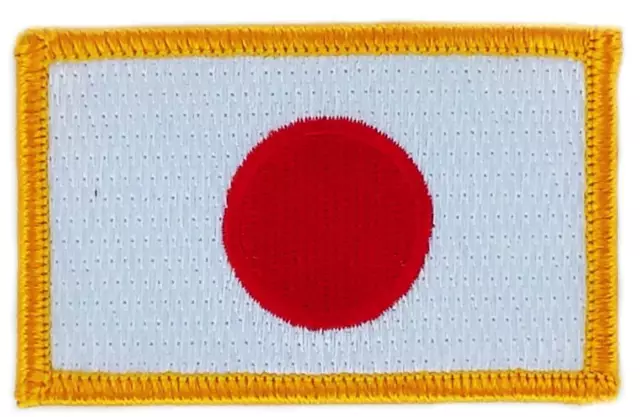 Patch écusson brodé Drapeau JAPON JAPONAIS FLAG Thermocollant  Blason