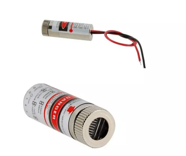 650nm 5mW Red Laser Line Module Focus Adjustable Laser Head 5V good