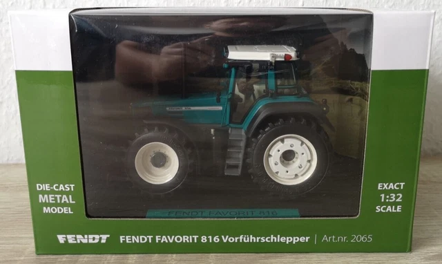 Tracteur Fendt 816 Favorit WEISE TOYS - Échelle 1/32 - Modèle Réduit Métal Vert