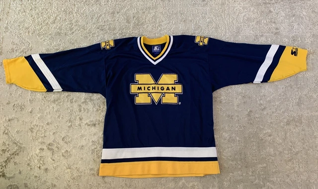 University of Michigan Vintage 90’s Hockey Jersey Starter Brand Adult Size XL