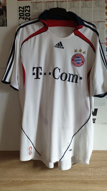 F.C. Bayern München Trikot Gr. XL weiß Guter, gebrauchter Zustand