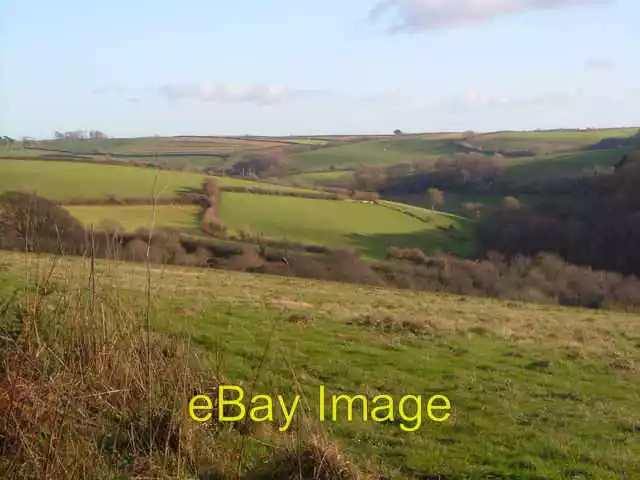 Photo 6x4 View near Membland Looking from Widey Hill up the valley on the c2006