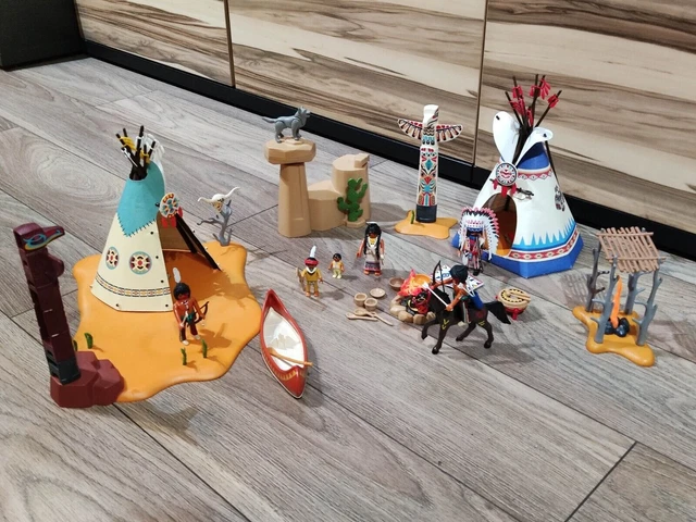 Mode d’emploi Playmobil set 5247 Western Camp des Indiens avec tipi