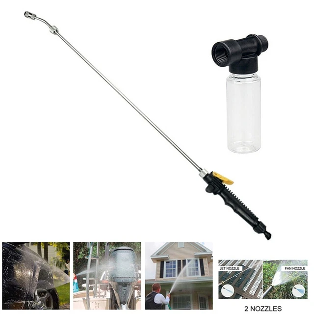 Pistolet Haute pression Arrosage Détachable 72mm Voiture Nettoyage Pratique