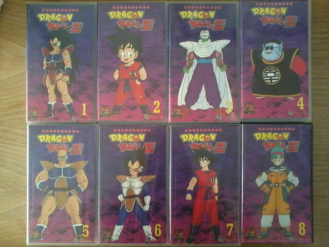 LOT 8 K7 / VHS - DRAGON BALL Z (Episode 1 à 40) - Manga Power - VF EUR