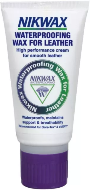 Nikwax Waterproofing Wax for Leather Cream For Smooth Leather Maintains Support