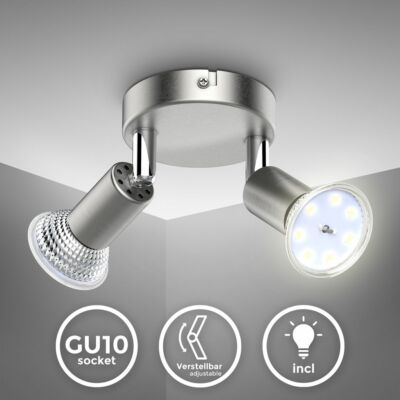 GU Plafonnier LED pivotants GU10 éclairage plafond chambre salon couloir cuisine 