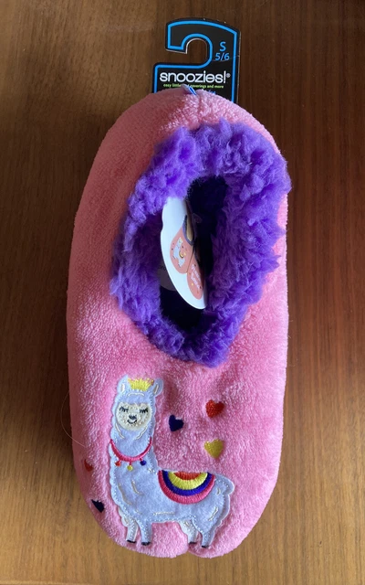 Drama Llama Slippers Size Small (5-6)