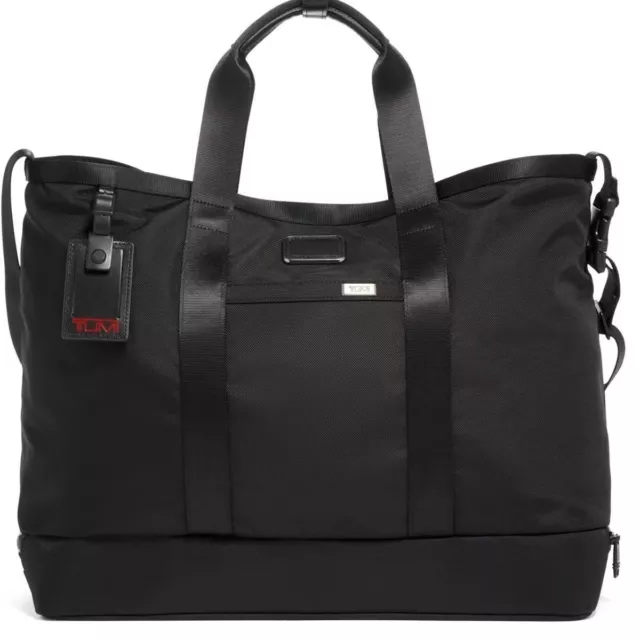 TUMI Alpha 3 Tote Bag Black 2203152D NEW
