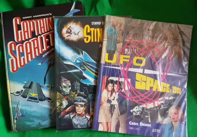 3x Gerry Anderson Annual Captain Scarlet (1968) Stingray UFO/Space:1999 New 3x Gerry Anderson Annual Captain Scarlet (1968) Stingray UFO/Space:1999 New