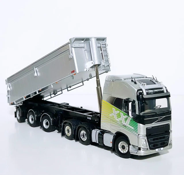 VOLVO FH4 GLOBETROTTER XXL 6x2+asphalt/sand trailer tipper, WSI truck ...