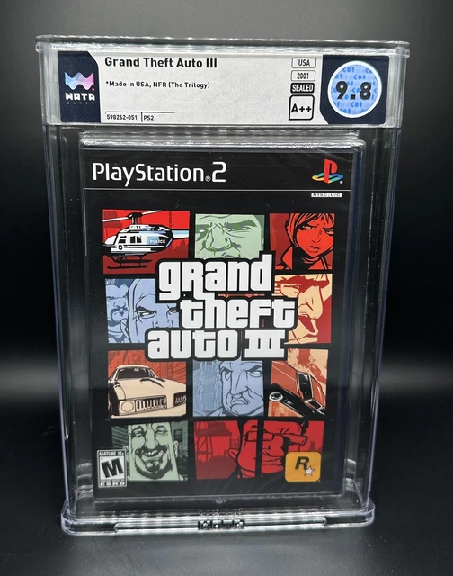 GTA 3 Sur PlayStation 2 – Neuf Sous Blister, US Trilogy, MT+ Gold, Collector