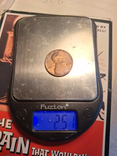 1982 D Small Date Zinc Lincoln Penny/ Red.