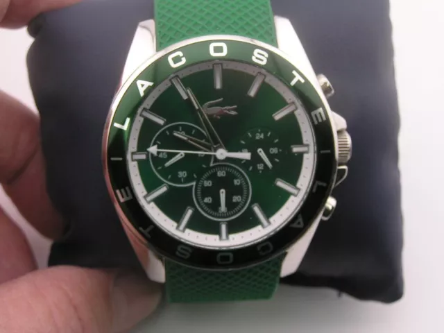 Lacoste Watch Green w/ Box & Paper 92.1.27.2656