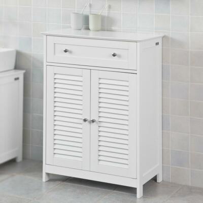 BZR44-W SoBuy Armadio Alto Bagno con 3 scomparti e 2 ante Mobile Cucina Colonna Scaffale,60x30x160cm 
