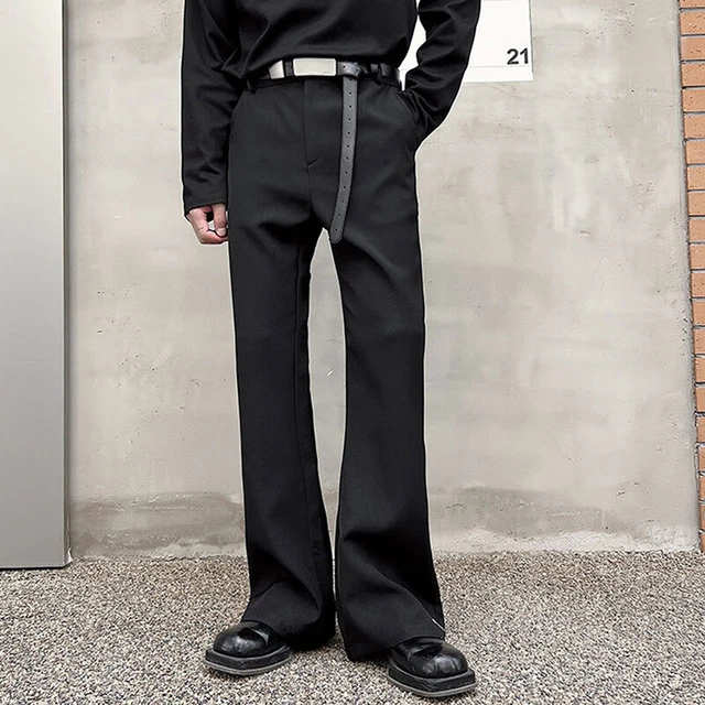 Pantalon Patte D'éléphant Pour Homme En Simili Cuir Brillant - Style Disco Années 70 Pour Soirée, Club Et Déguisement