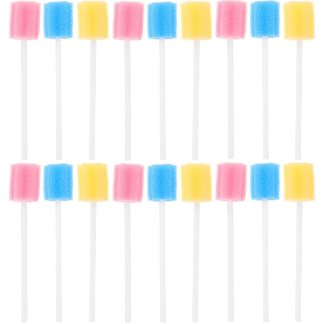 150pcs Écouvrons à la bouche pratique Portables Écouvillons oraux Écouvillons de
