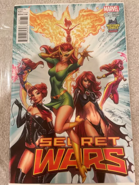 Secret Wars #9  (2016)  Campbell Midtown Variant . Nm+