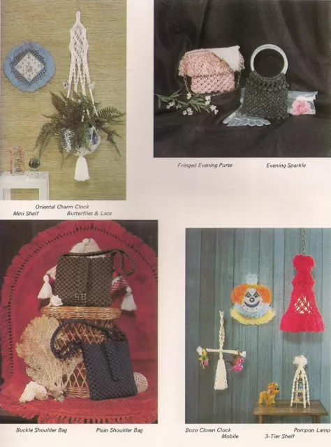 Butterfly Plant Hanger Pattern & More - Craft Book: Judy's Way With Macrame