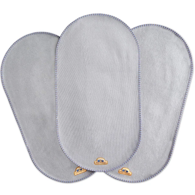 Bluesnail Waterproof Changing Pad Liners 3 Count (14"X26.5", Gray) Bassinet Pad