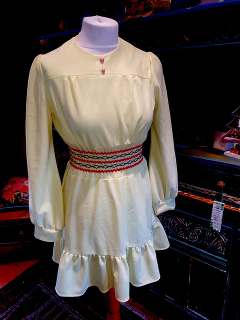 vintage 金糸ラメdress