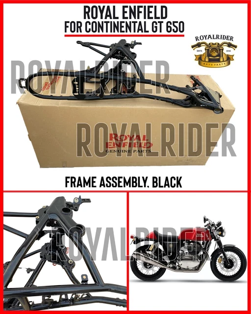 ROYAL ENFIELD CONTINENTAL GT 650 FRAME ASSEMBLY, Black $1,158.30 ...