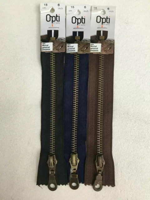 Opti Separating zipper 70cm silver D