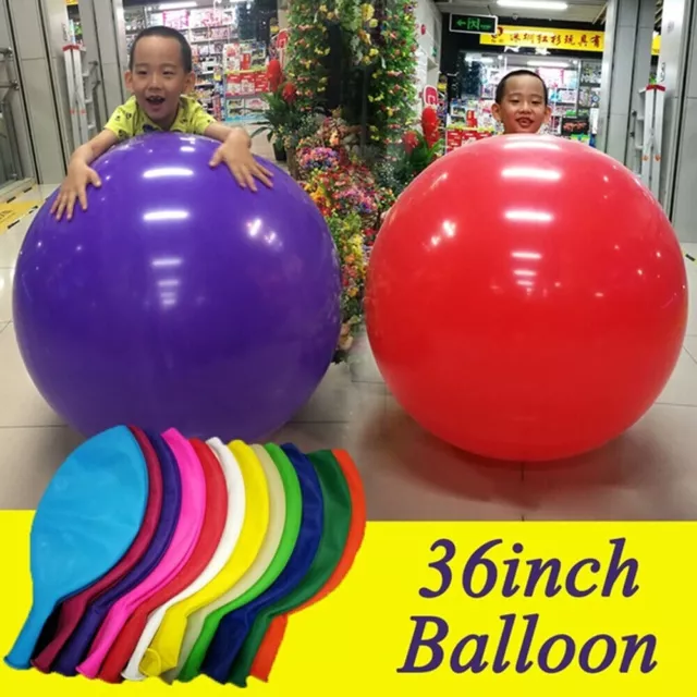 36" INCHES 90cm 3FT GIANT LARGE LATEX BALLOON Wedding Party Decoration Birthday