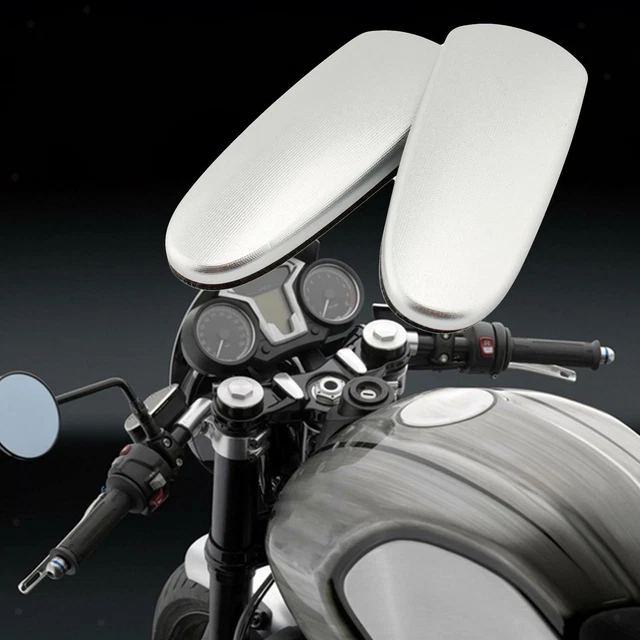 Lot de 2 couvercles de trou de serrage de guidon de moto, couvercle de trous de