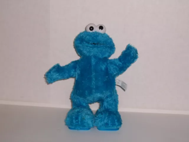 Mattel 2006 TMX Tickle Me Cookie Monster Blue Sesame Street Toy Fisher Price