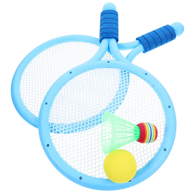 2 pz racchetta da tennis robusto prime plastica cartone animato per giocando