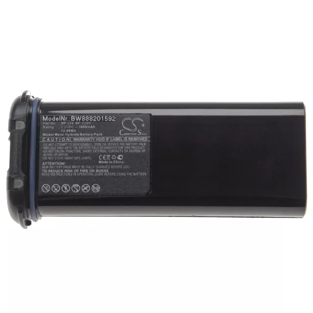 Batterie 1800mAh pour Icom IC-IC-M2A,IC-IC-M31,IC-M21,IC-M32,BP-224,BP-224H