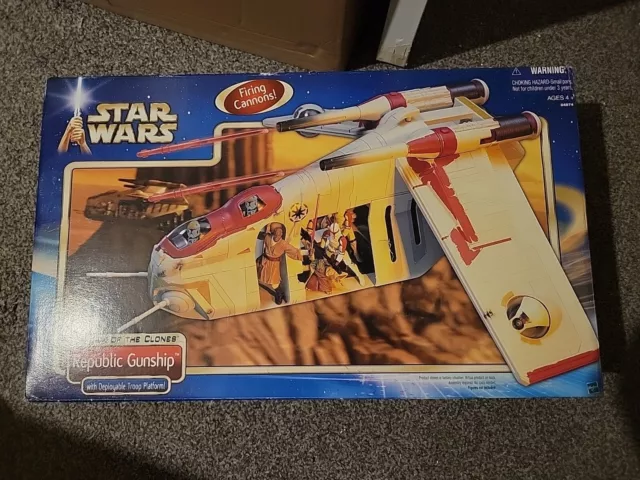 Star Wars Attack of the Clones AOTC Repubblica cannoniera sigillata MISB