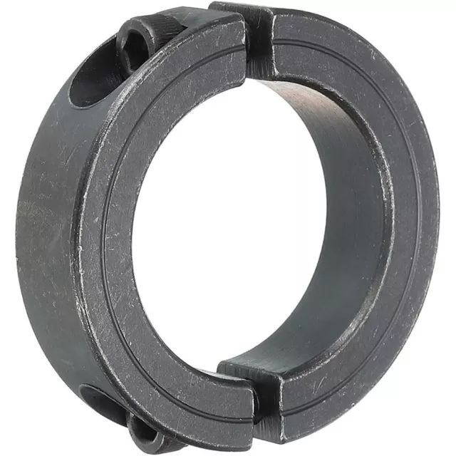 Black Double Split Clamping Collar Ring Collar  Industrial Automation