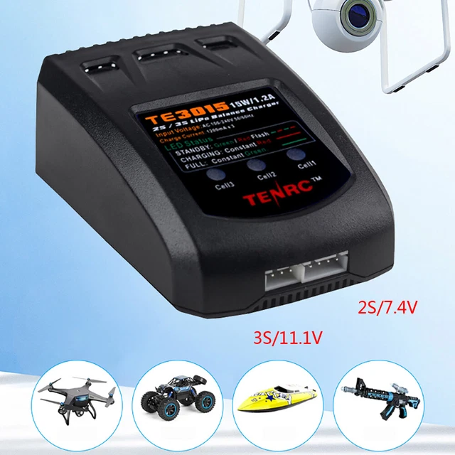 7.4V Lipo Akku Ladegerät - Dual USB Balance Charger Für 2S Akkus