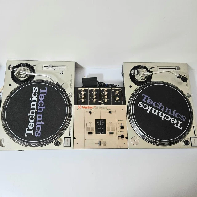 TURNTABLE TECHNICS SL1200 MK3D set mixer Vestax PMC05 Pro ll Used
