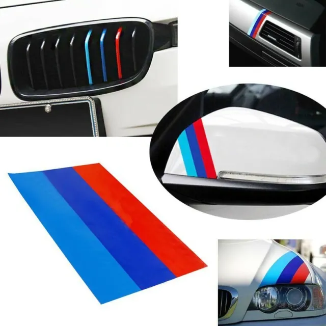 Bonnet/Bumper M3 PVC Stickers for BMW Series E39 E46 E90 X3 X5 X6 1 3 5 6