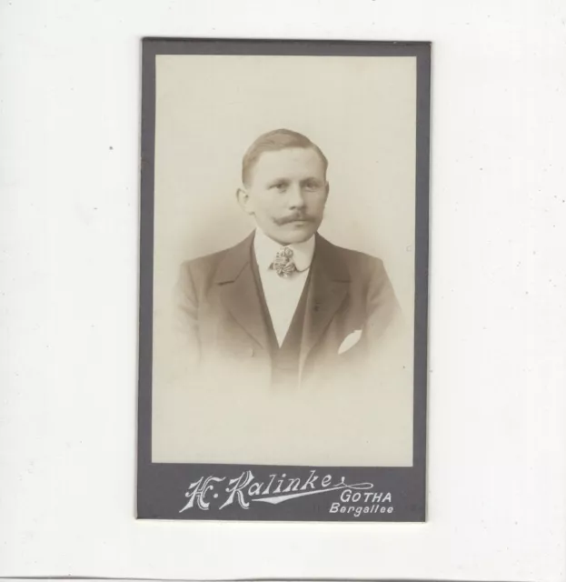 CDV Foto Herrenportrait - Gotha 1900er