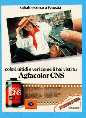 advertising Pubblicità 1977 AGFA AGFACOLOR CNS 