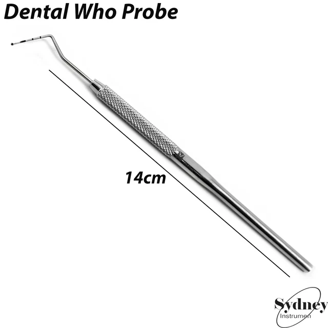 Pocket Depth Measuring Perio Probes Dental Who Probe Color Coded Marking