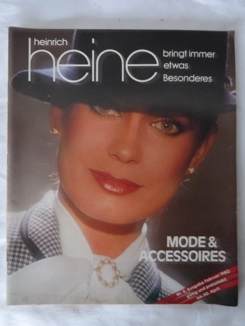 Auflösung:Fundzustand-Original alter Heine-Versandkatalog--Nr.2--1980-Vintage-