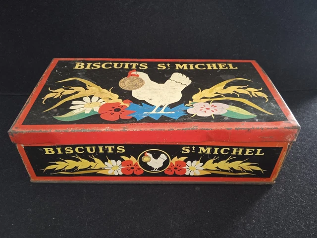 Ancienne Boîte Métal en Tôle Art Déco L'alutol Villeneuve St Georges Collection | eBay