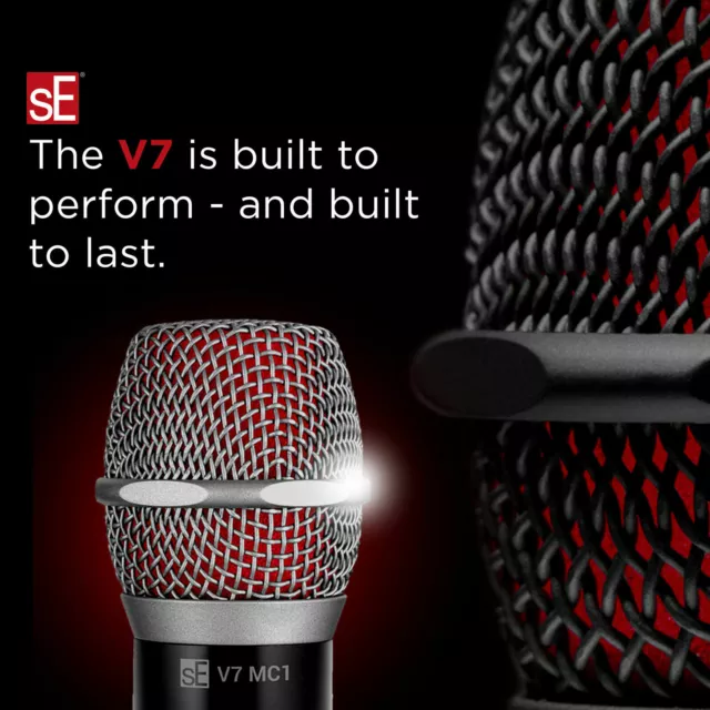 sE Electronics V7 Supercardioid Dynamic Vocal Microphone 2