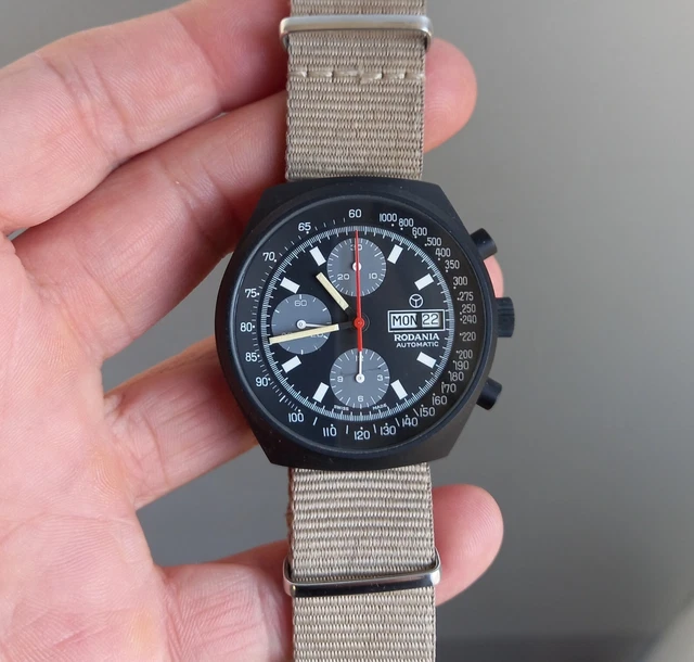 VINTAGE '70S RODANIA Automatic Chronograph Valjoux 7750 Poor Man’s