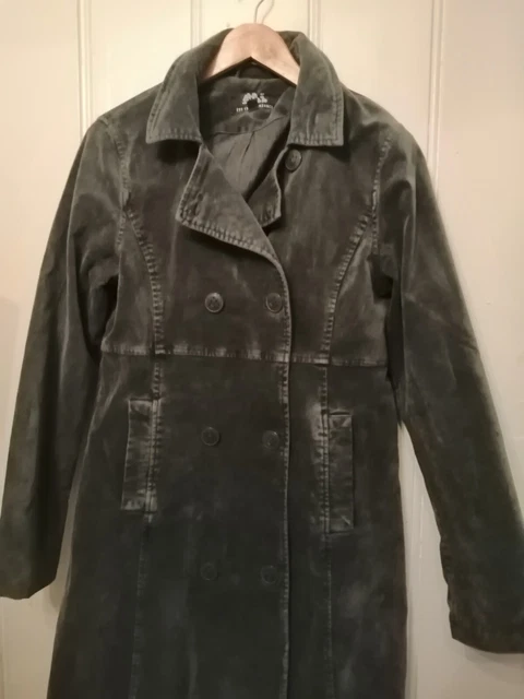 12 SEASALT velvet Blue Coat Jacket 14.99 PicClick UK