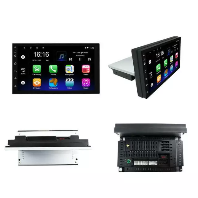 7" 2 Din Android Car Touch Screen MP5 Player Stereo Radio GPS Navigation Wifi