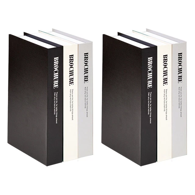 6 PCs Bücherregal Dekor gefälschte Buchmodell Dekorative Bücher für Wohnkultur