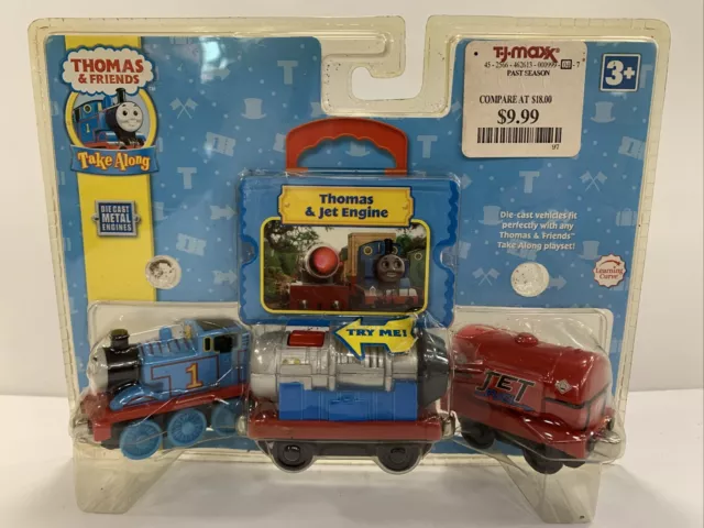 Thomas & Friends Take Along Jet Engine & Fuel Tank Set In Sealed Package