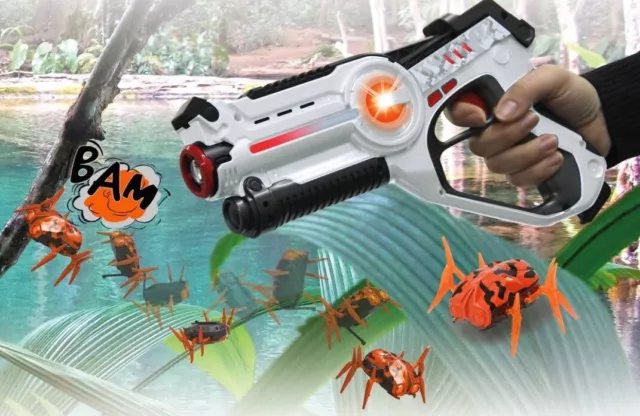 JAMARA, Pistolet chasse aux insectes laser Blanc, JAM410065