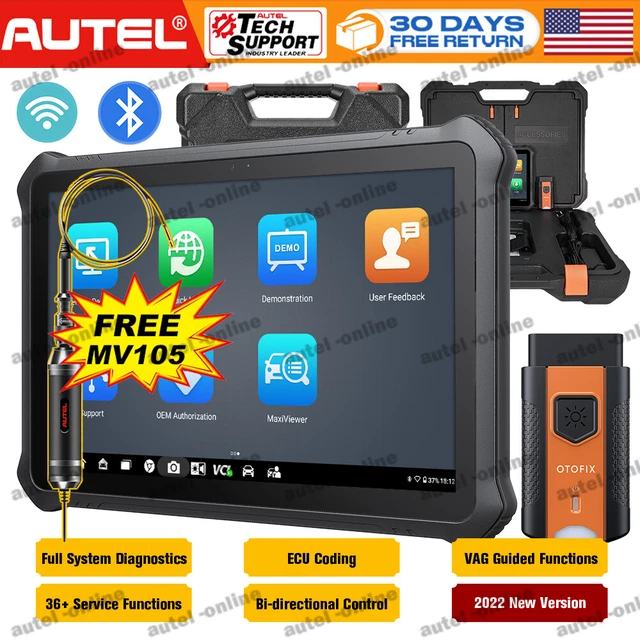 AUTEL OTOFIX D1 MAX OBD2 Bi-Directional Control Diagnostic Scanner Key ...